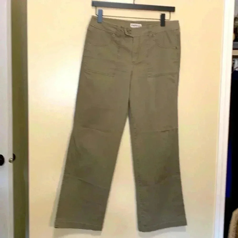 Jones&Co hi rise, wide leg pants with stretch Size 12